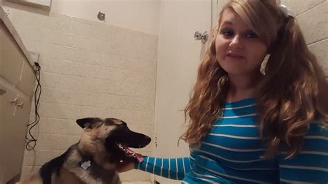 girl gets fucked by dog porn|Tight female moans hard with the dog deep fucking her right